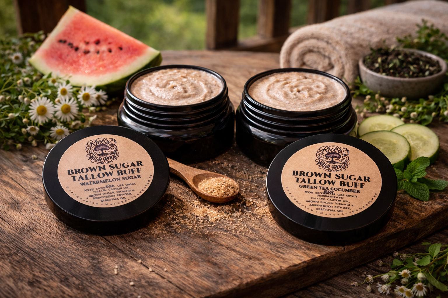 Brown Sugar Tallow Buff- 6oz.