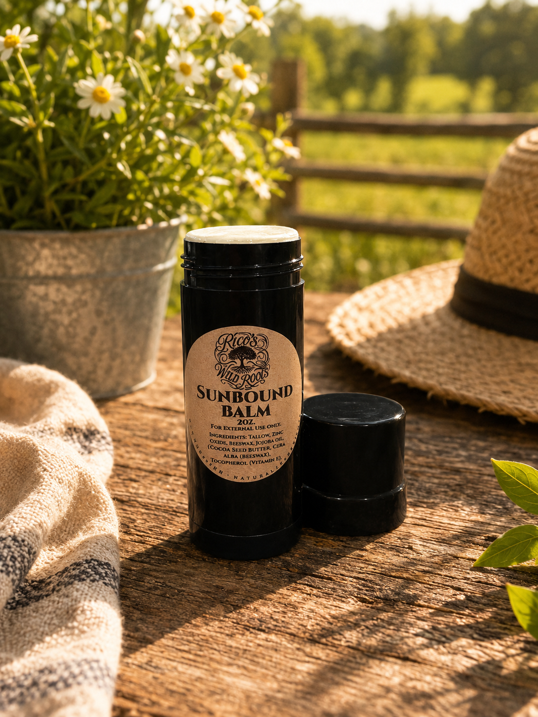Sunbound Balm 2oz.